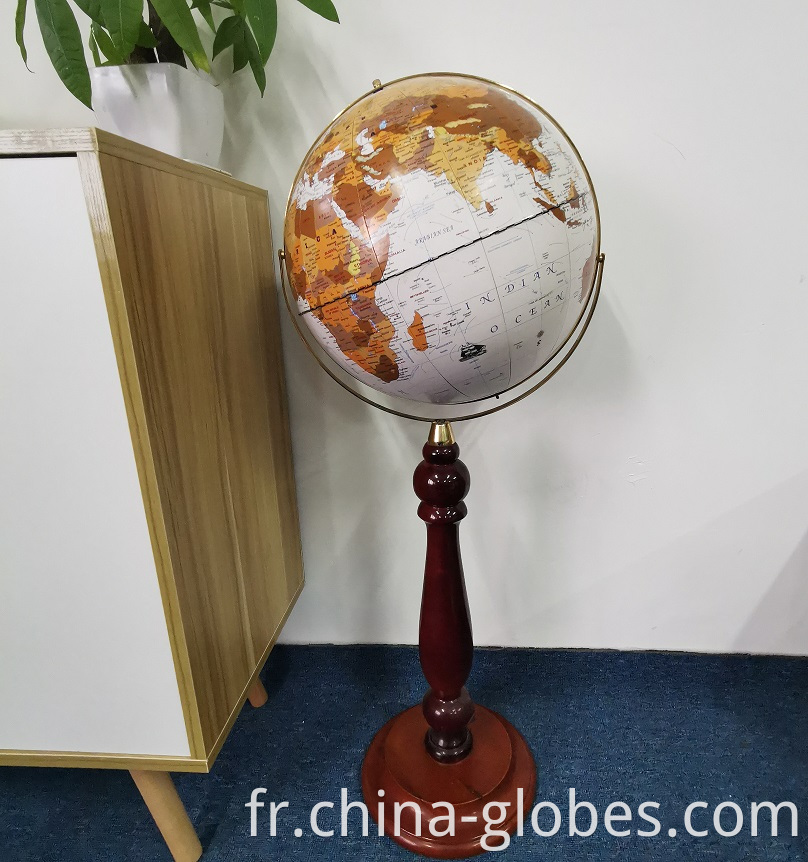 large standing globe